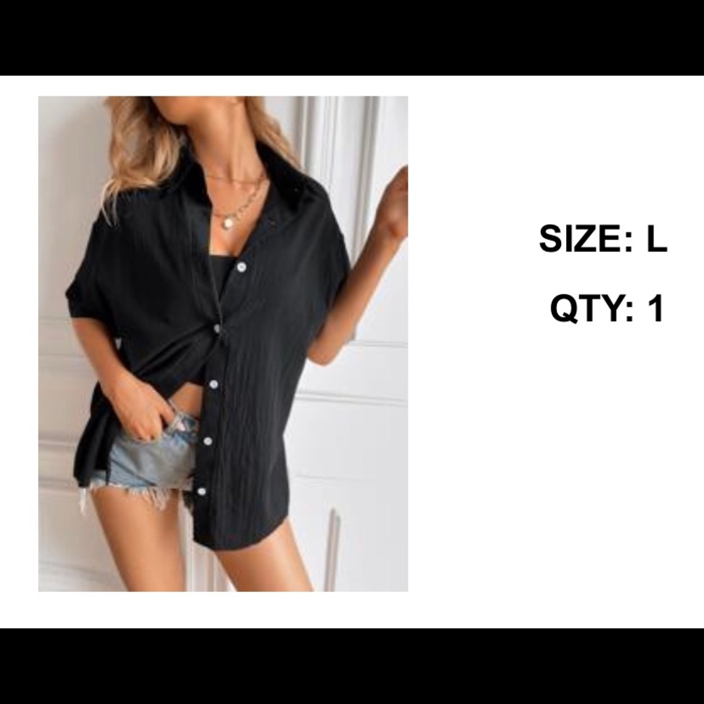 SHEIN COVERUP BLK